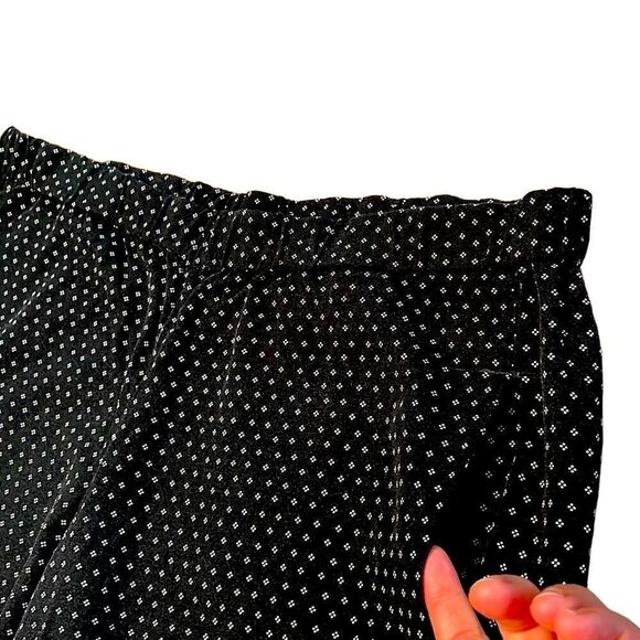 J. Jill black print breathable comfortable pants with pockets size L - Picture 5 of 9